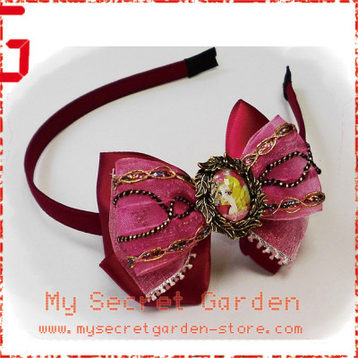 Lady Oscar ( The Rose of Versailles ) ベルサイユのばら Marie Antoinette Anime Cabochon Hair Bows ( Hair Clip or Hair Band )